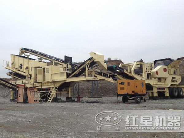 山東菏澤300t/h鵝卵石處理項目現(xiàn)場 山東菏澤300t/h鵝卵石處理項目現(xiàn)場