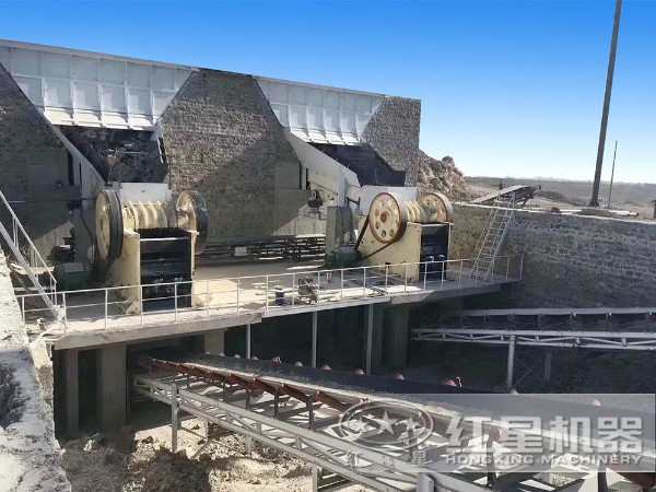 時產50噸-100噸礦石廢料/邊角料破碎現場二 時產50噸-100噸礦石廢料/邊角料破碎現場二