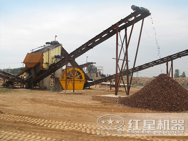 洗沙現場 洗沙現場