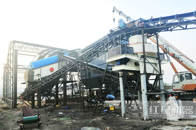 機(jī)制砂生產(chǎn)線現(xiàn)場