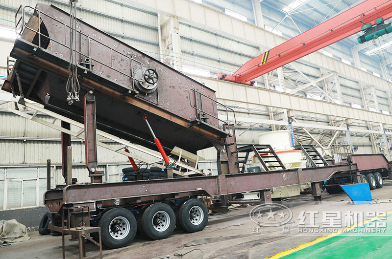 機(jī)組一體化的移動制砂機(jī) 機(jī)組一體化的移動制砂機(jī)