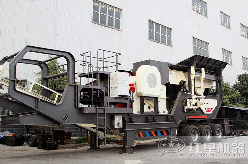 移動方便的流動石子加工機廠區圖 移動方便的流動石子加工機廠區圖