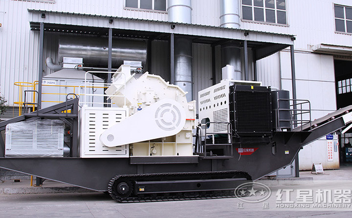 大中型履帶移動(dòng)細(xì)碎篩分一體機(jī)