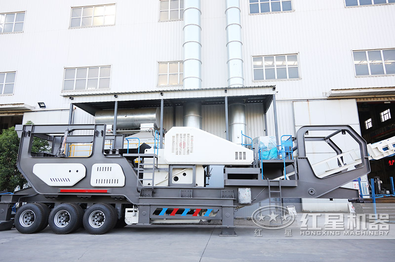 車載移動(dòng)顎破機(jī),給料粗碎一體機(jī)
