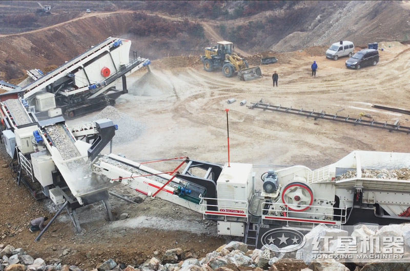 河北保定時產200噸建筑垃圾處理生產線