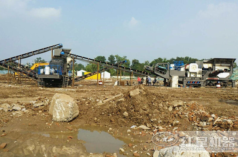 輪胎移動顎破機+輪胎移動反擊破