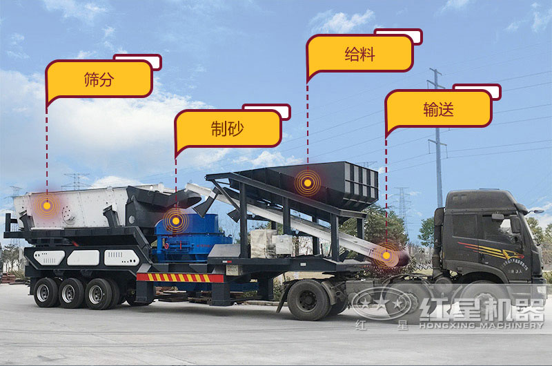 一體式小型移動制砂機 一體式小型移動制砂機