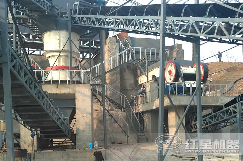 安徽客戶石子破碎生產線 安徽客戶石子破碎生產線