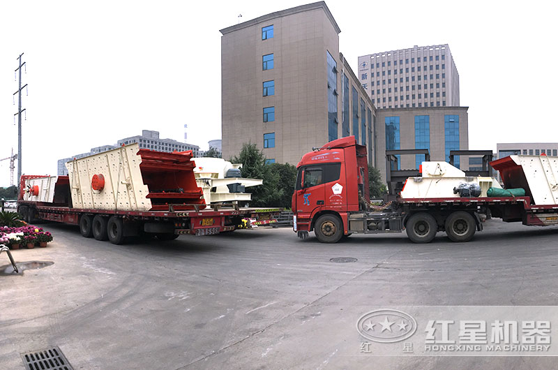 全套時產200噸石料破碎制砂生產線設備發貨 全套時產200噸石料破碎制砂生產線設備發貨