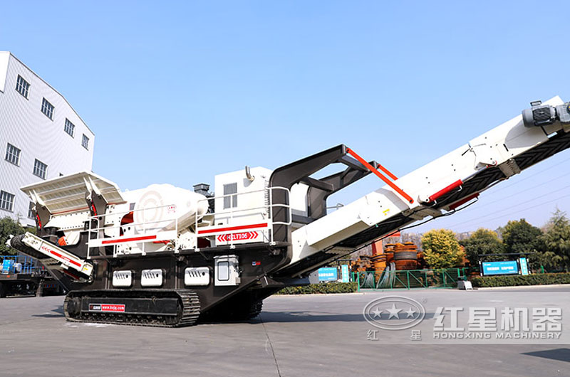 履帶式車載鄂破機，時產50噸現貨