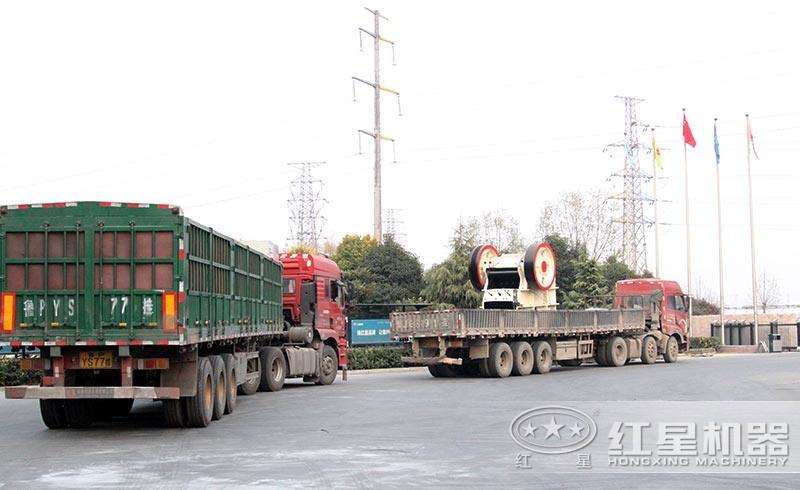 河卵石、青石破碎生產線設備發貨 河卵石、青石破碎生產線設備發貨