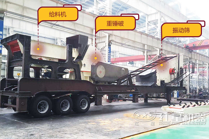 輪胎式移動(dòng)煤矸石碎沙機(jī):一機(jī)就是一條生產(chǎn)線 輪胎式移動(dòng)煤矸石碎沙機(jī):一機(jī)就是一條生產(chǎn)線