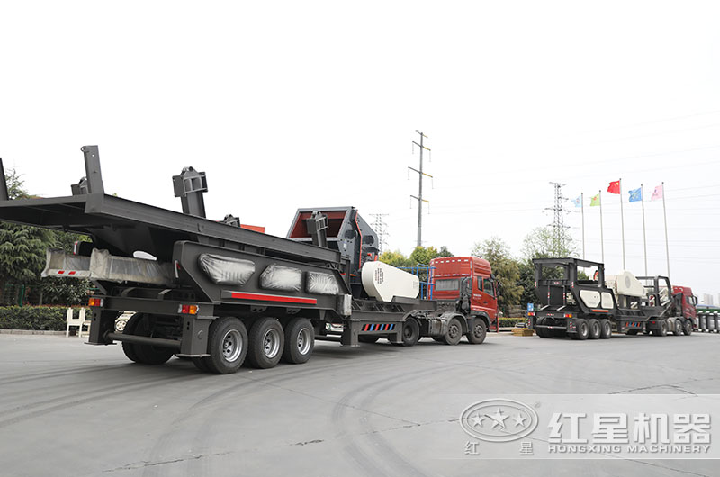 建筑垃圾移動(dòng)破碎站發(fā)貨現(xiàn)場(chǎng) 建筑垃圾移動(dòng)破碎站發(fā)貨現(xiàn)場(chǎng)