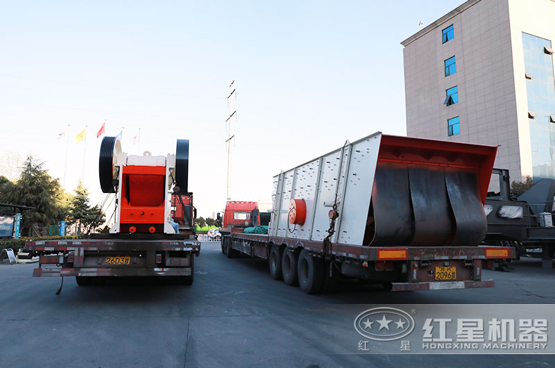 石灰石破碎生產(chǎn)線設備發(fā)貨 石灰石破碎生產(chǎn)線設備發(fā)貨