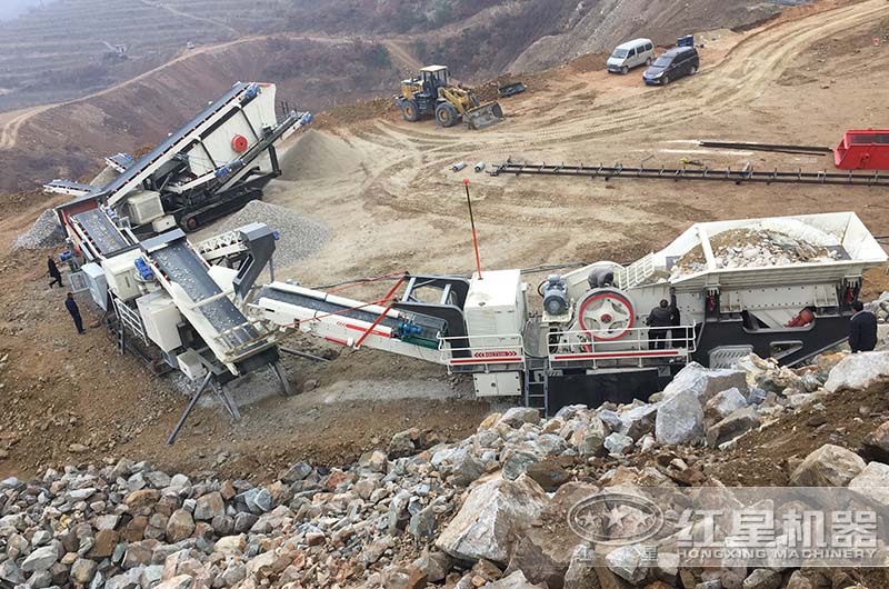 紅星移動(dòng)碎石子機(jī)作業(yè)現(xiàn)場(chǎng)圖片 紅星移動(dòng)碎石子機(jī)作業(yè)現(xiàn)場(chǎng)圖片