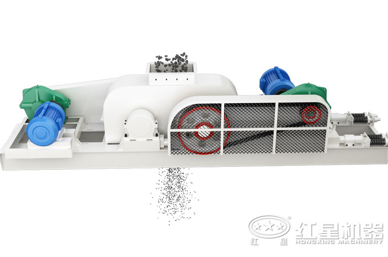 雙輥破碎機(jī)3D工作圖 雙輥破碎機(jī)3D工作圖