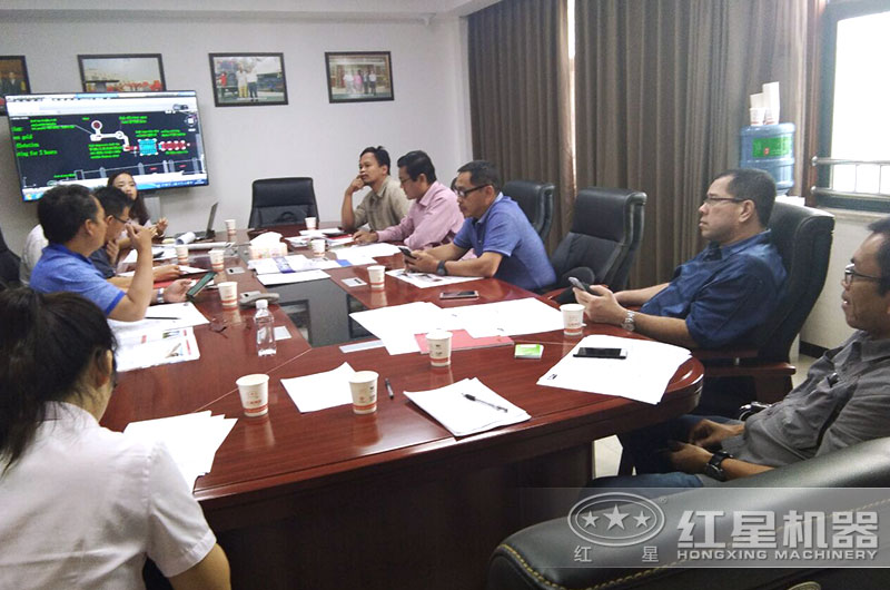客戶來廠考察，制定生產方案