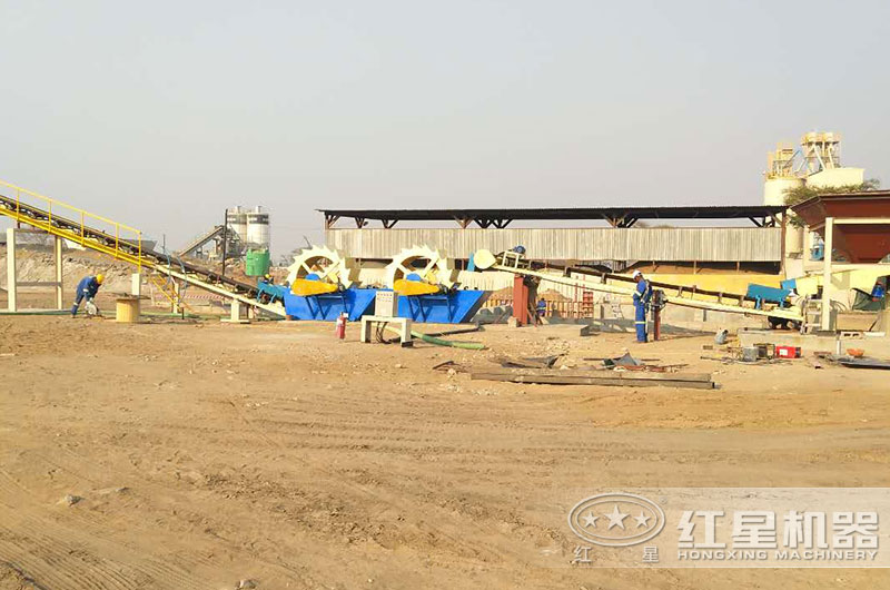洗石子的機器工作現場實拍圖 洗石子的機器工作現場實拍圖