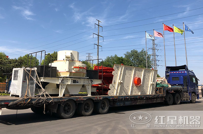 時產200噸機制砂生產線設備發貨 時產200噸機制砂生產線設備發貨