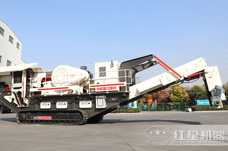 履帶式移動顎破機(jī)圖片 履帶式移動顎破機(jī)圖片