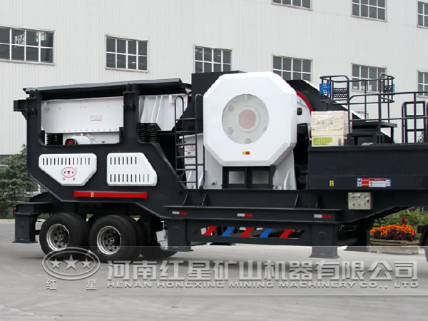 石灰巖移動破碎站 石灰巖移動破碎站