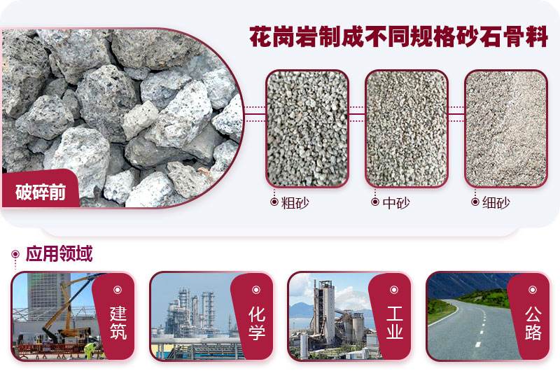 花崗巖粉碎后應(yīng)用較廣 花崗巖粉碎后應(yīng)用較廣