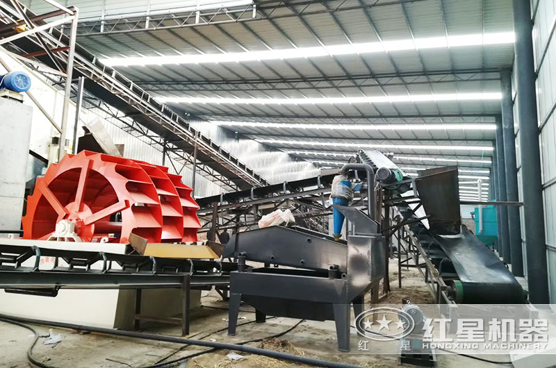 室內水洗沙生產現場 室內水洗沙生產現場