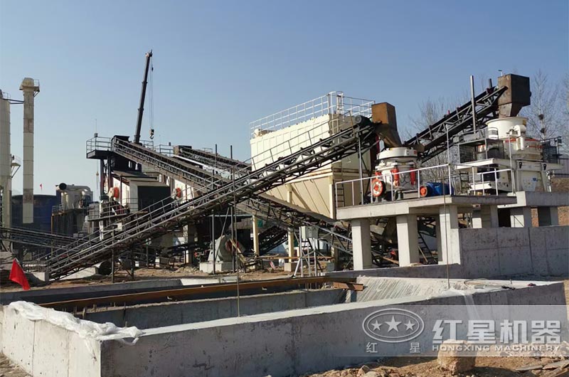 大型制砂生產線現場 大型制砂生產線現場