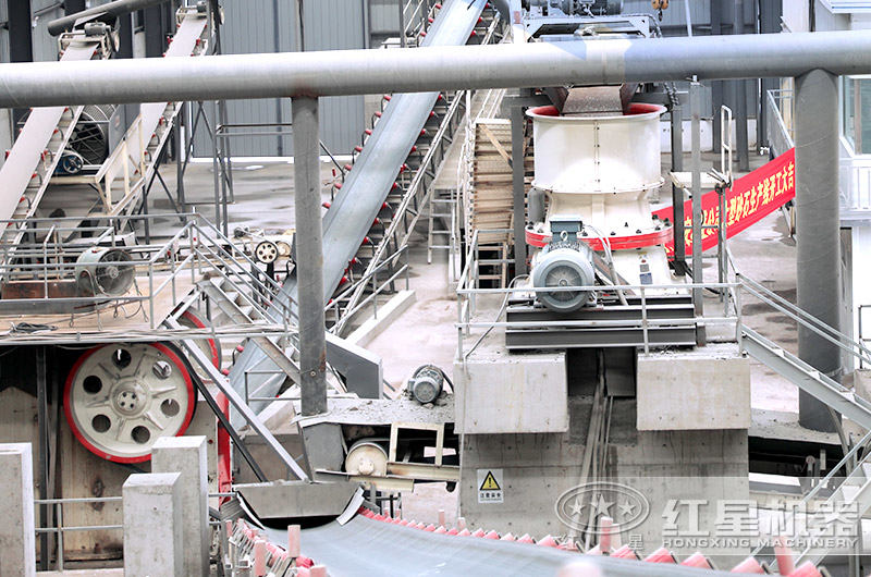 鄂破+圓錐破生產線現場 鄂破+圓錐破生產線現場