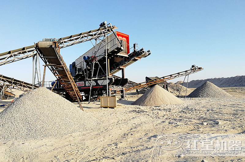 輪胎式移動砂石分離機 輪胎式移動砂石分離機